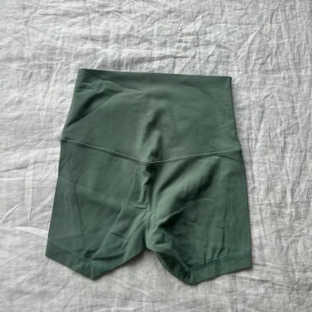 Ultra high rise lululemon shorts